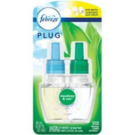 PROCTER & GAMBLE Procter & Gamble Commercial PGC74902CT Febreze Plug Meadows& Rain Refill; Translucent Green PGC74902CT